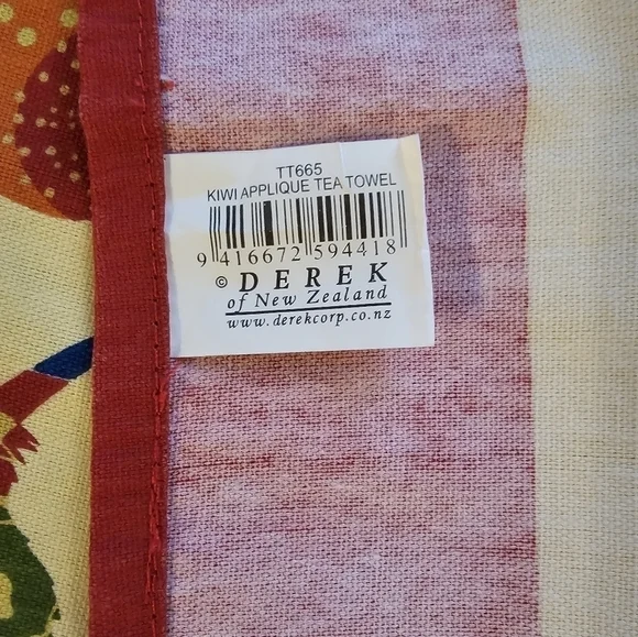 New Zealand Kiwi Decorative Towel - Super Colorful and Unique! - Picture 5 of 9